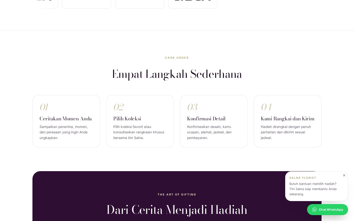 Salna Florist — tampilan desktop 3
